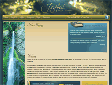 Tablet Screenshot of joyfulmeditations.org